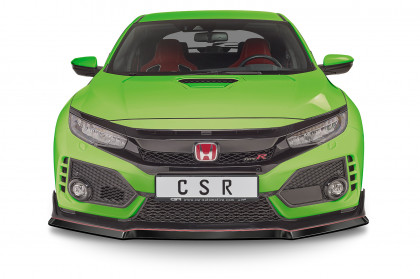 Spoiler pod přední nárazník CSR CUP - Honda Civic FK8 Type R 17- carbon lesklý