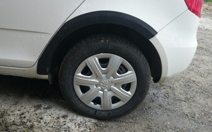 Plastové lemy Škoda Fabia II 07-14 Sedan/hatback