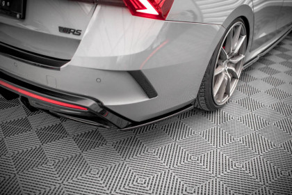 Splittery zadní boční V.4 Škoda Octavia RS Mk4 černý lesk