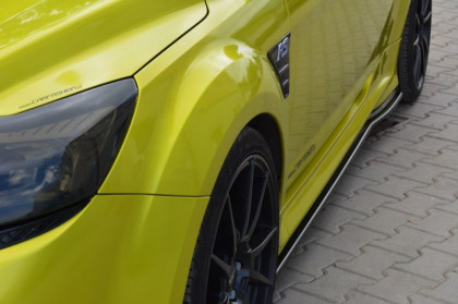 Prahové lišty Ford Focus MK2 RS 08-11 černý lesklý plast