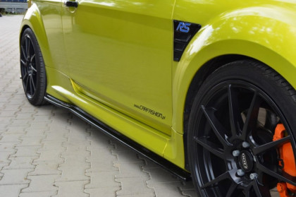 Prahové lišty Ford Focus MK2 RS 08-11 černý lesklý plast