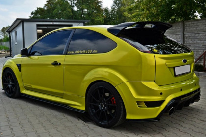 Prahové lišty Ford Focus MK2 RS 08-11 černý lesklý plast