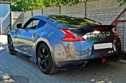 Prahové lišty Nissan 370Z 09-12 černý lesklý plast