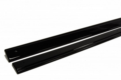 Prahové lišty VW Golf 7 R Hatchback & kombi 13- černý lesklý plast