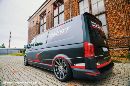 Prodloužení spojleru VW T6 15- černý lesklý plast