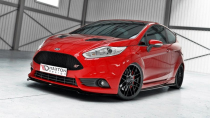 Spojler pod nárazník lipa Ford Fiesta MK7 ST facelift 13-16 V.3 carbon look
