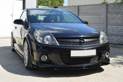Spojler pod nárazník lipa Opel Astra H (pro OPC / VXR) černý lesklý plast