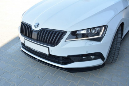 Spoiler pod nárazník lipa Škoda Superb III V.2 černý lesklý plast