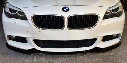 Spojler pod nárazník lipa V.1 BMW 5 F10/F11 M-Pack černý lesklý plast