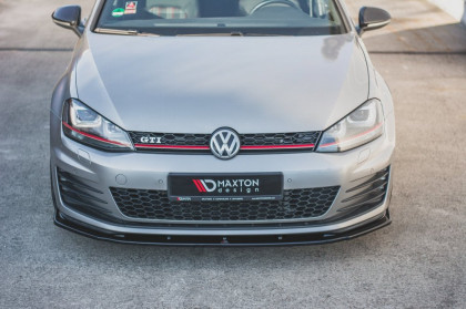 Spojler pod nárazník lipa Volkswagen Golf 7 GTI černý lesklý plast