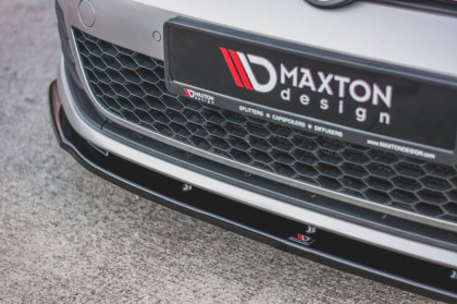 Spojler pod nárazník lipa Volkswagen Golf 7 GTI černý lesklý plast