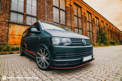 Spojler pod nárazník lipa Volkswagen T6 V.1 černý lesklý plast