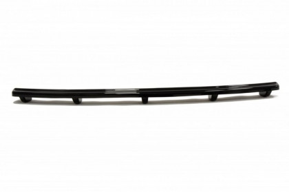 Splitter zadní, prostřední Audi A5 S-Line 07-11 (se žebry) černý lesklý plast