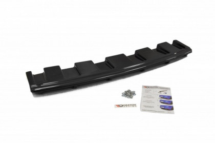 Splitter zadní, prostřední Audi S6 C7 Avant (se žebry) 15- carbon look