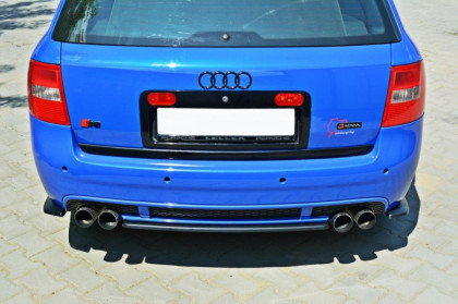Splittery zadní, boční Audi RS6 C5 Avant 02-04 černý lesklý plast