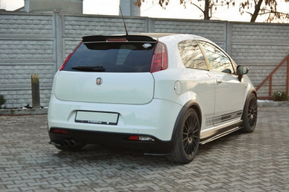 Splittery zadní, boční Fiat Grande Punto Abarth 07-10 carbon look