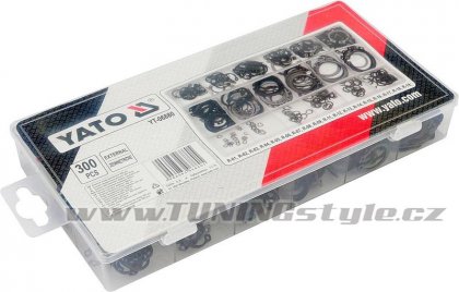 Pojistné kroužky sada 300ks, R1-R19, pr. 3 -32mm