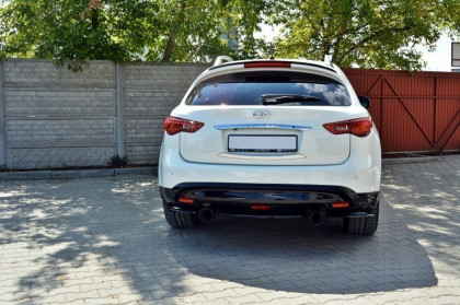Zadní spojler pod nárazník INFINITI QX70 2013-2017 černý lesklý plast
