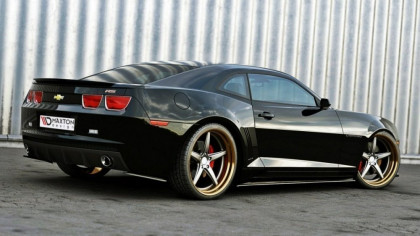 Prahové lišty Chevrolet Camaro V SS - US Version 09-13 černý lesklý plast