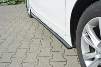 Prahové lišty Lexus CT Mk1 Facelift 13-17 černý lesklý plast