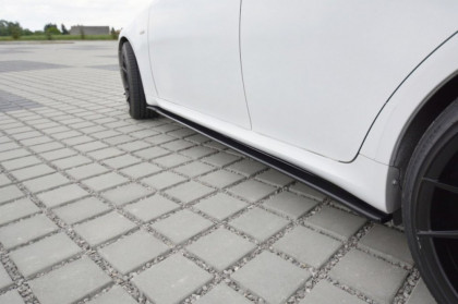 Prahové lišty Lexus IS Mk2 05-13 černý lesklý plast