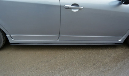 Prahové lišty Mazda 6 Mk1 MPS 2006-2007 černý lesklý plast