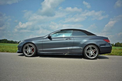 Prahové lišty Mercedes E W212 12-17 carbon look