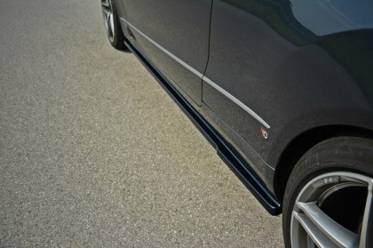 Prahové lišty Mercedes E W212 12-17 carbon look