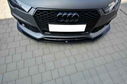 Spojler pod nárazník lipa V.1 Audi RS7 Facelift carbon look