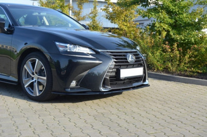 Spojler pod nárazník lipa V.1 Lexus GS Mk4 Facelift černý lesklý plast