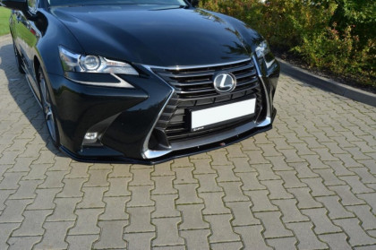 Spojler pod nárazník lipa V.1 Lexus GS Mk4 Facelift černý lesklý plast