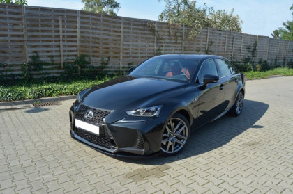 Spojler pod nárazník lipa V.1 Lexus IS Mk3 Facelift F-Sport carbon look