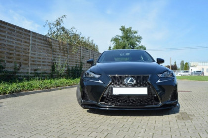 Spojler pod nárazník lipa V.1 Lexus IS Mk3 Facelift F-Sport carbon look