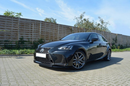 Spojler pod nárazník lipa V.1 Lexus IS Mk3 Facelift F-Sport carbon look