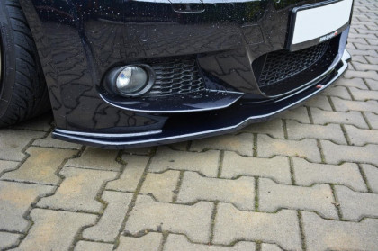 Spojler pod nárazník lipa V.2 BMW 3 E92 M-PACK FACELIFT 10-13 černý lesklý plast