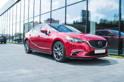 Spojler pod nárazík lipa V.2 Mazda 6 GJ (Mk3) Facelift 2014-2017 carbon look