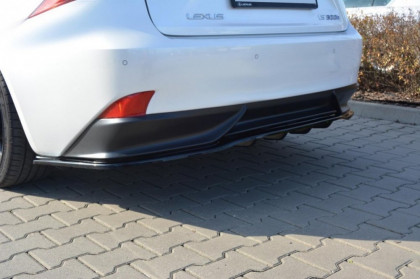 Splitter zadní, prostření Lexus IS Mk3 H  13-16 černý lesklý plast