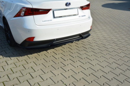 Splitter zadní, prostření Lexus IS Mk3 H  13-16 černý lesklý plast