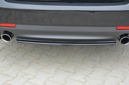 Splitter zadní, prostřední Saab 9-3 Aero Mk2 Facelift 07-11 carbon look