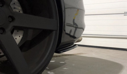 Splittery zadní, boční Audi S4 B8 Facelift 12- černý lesklý plast