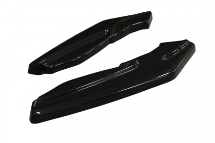 Splittery zadní boční Renault Laguna mk 3 Coupe 08-15 černý lesklý plast