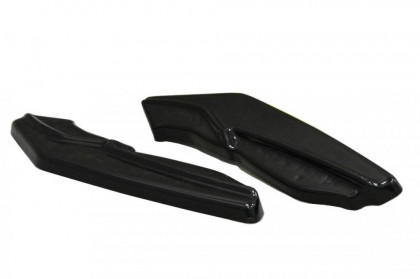 Splittery zadní boční Renault Laguna mk 3 Coupe 08-15 černý lesklý plast