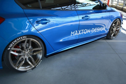 Prahové lišty FORD FOCUS MK4 ST-LINE černý lesklý plast