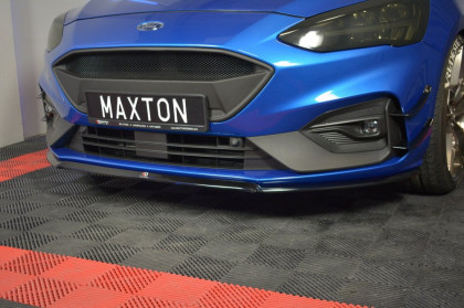 Spojler pod nárazník lipa V.3 FORD FOCUS MK4 ST-LINE černý lesklý plast
