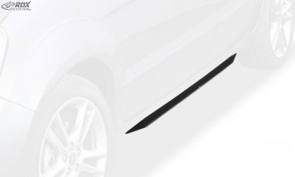 Prahy , lišty prahů RDX Slim FORD Galaxy WA6 černé lesklé