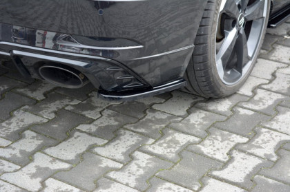 Splittery zadní boční Audi RS3 8V FL Sportback černý lesklý plast