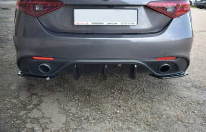 Difuzor zadního nárazníku ALFA ROMEO GIULIA VELOCE carbon look