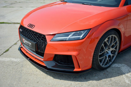 Spojler pod přední nárazník lipa V.1 Audi TT RS 8S černý lesklý plast