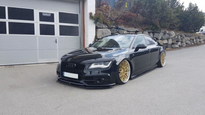 Spojler pod přední nárazník lipa V.1 Audi S7 / A7 S-Line C7 carbon look