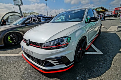 Spojler pod nárazník lipa VW GOLF VII GTI CLUBSPORT 2016 - 2017 černý lesklý plast